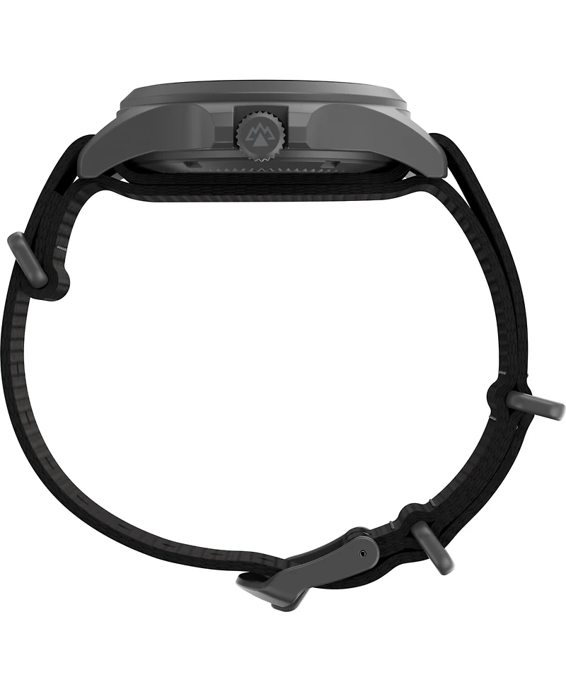 Timex Men's Quartz Analog Black eco-conscious Fabric Watch