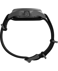 Timex Men's Quartz Analog Black eco-conscious Fabric Watch