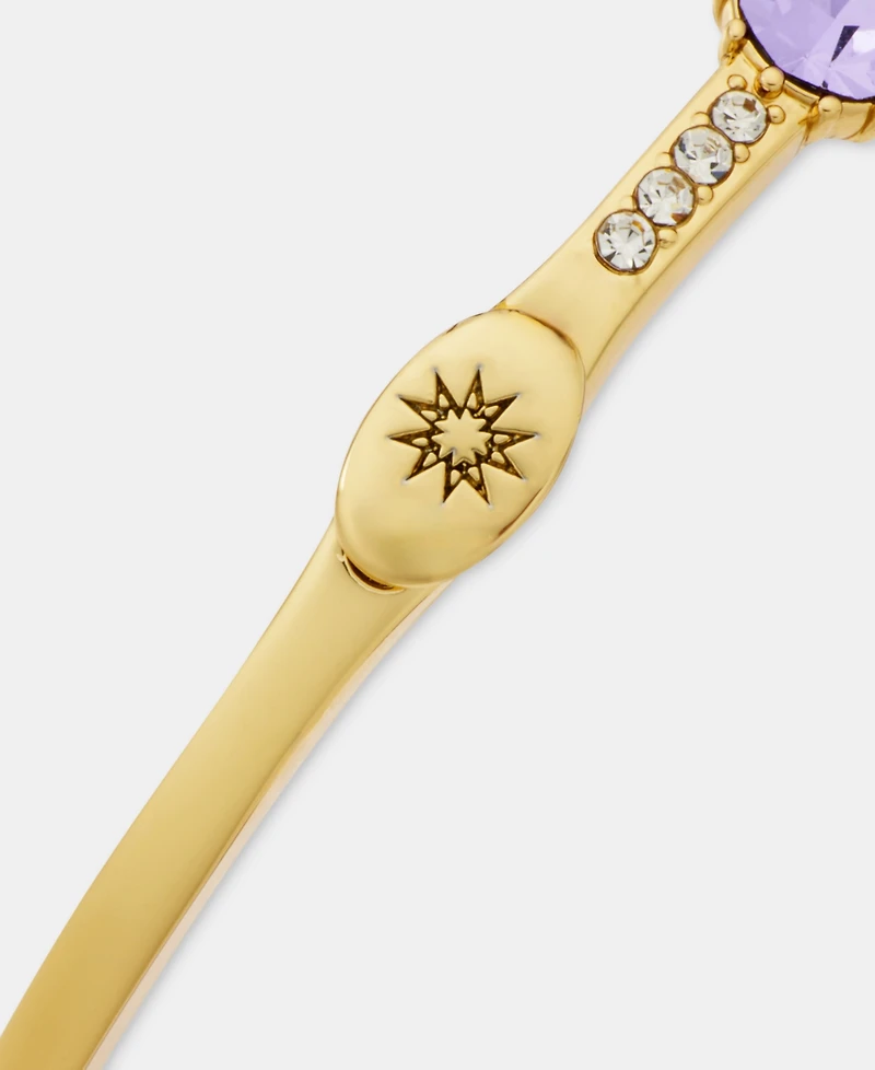 Marchesa Multi-Stone Floral Bangle Bracelet