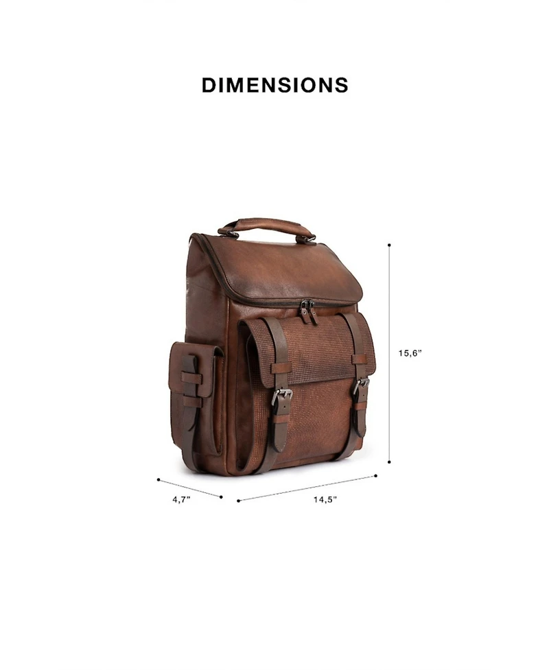 Velez Men New Archaeology Backpack in Vintage Leather