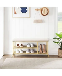 2 Tier Entryway Bench