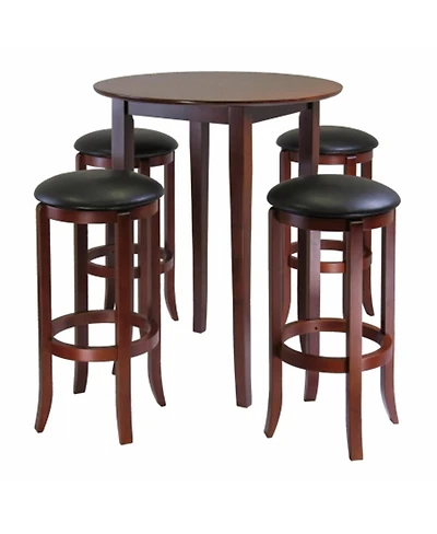 Winsome Fiona Round 5 Pieces High Pub Table Set