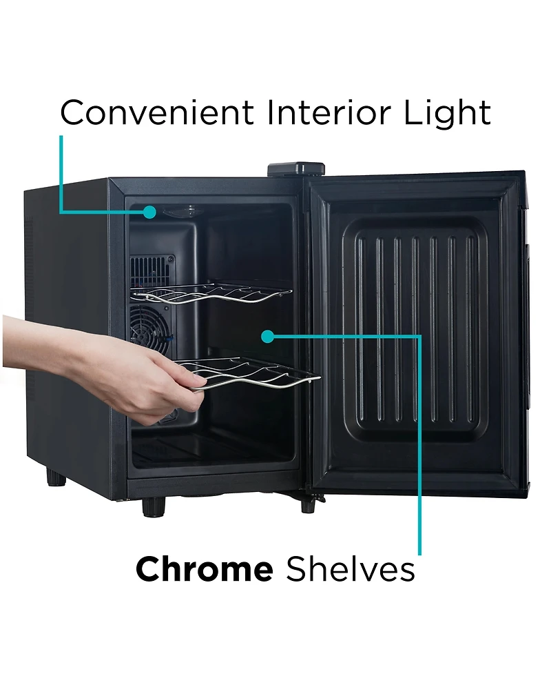 Black & Decker 6 Bottle Capacity Wine CellarMirror Door