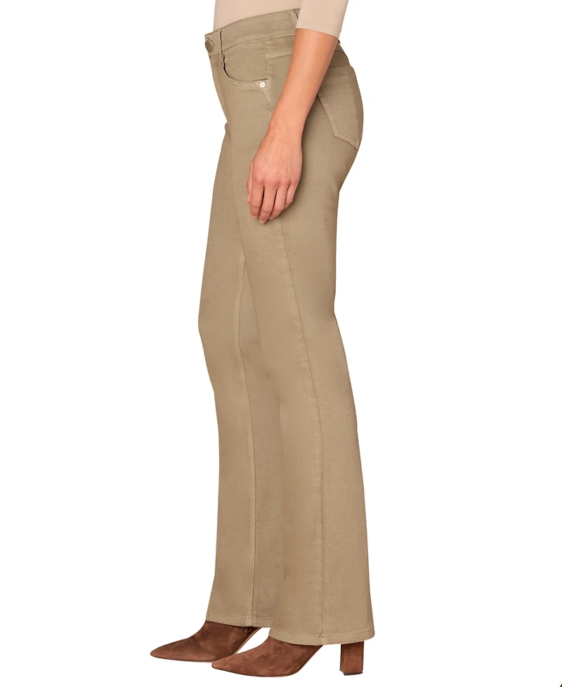 Democracy Petite Ab Solution Mid Rise Bootcut Pants