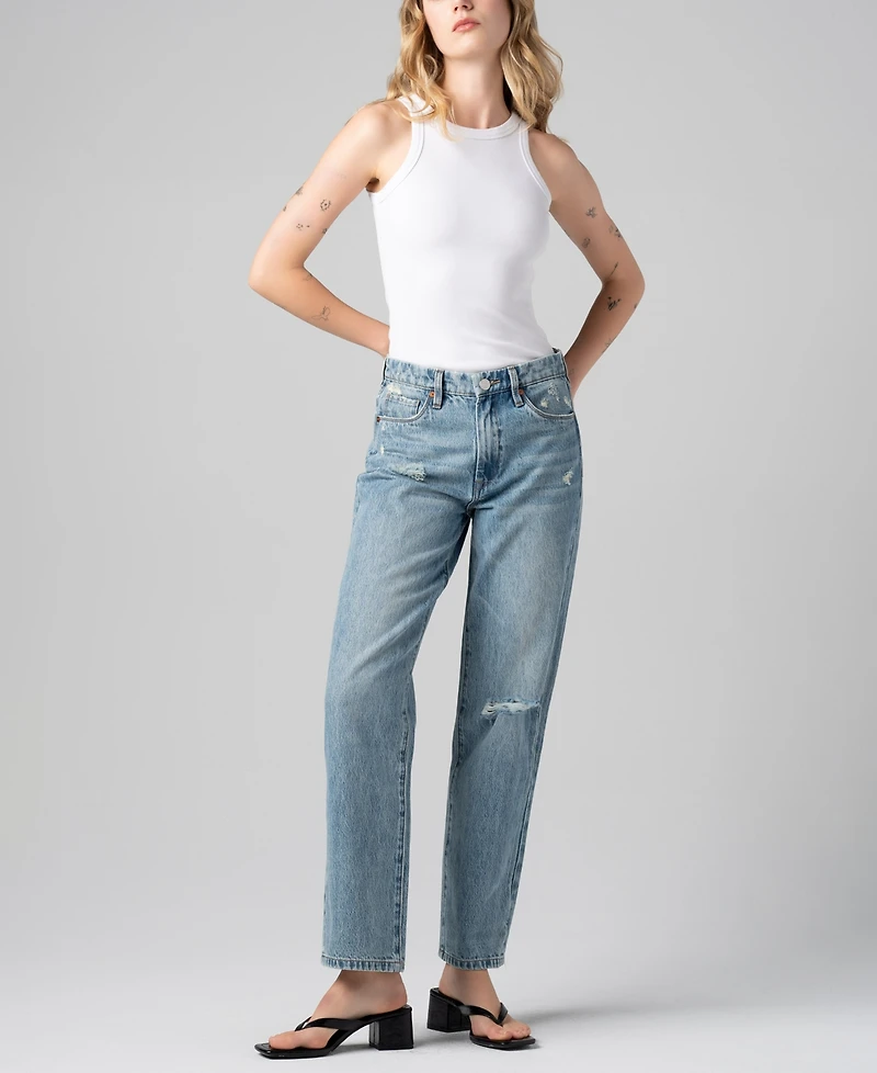 Blank Nyc Women's Five Pocket Classic Straight Leg Jeans