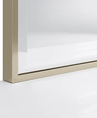 Furniture 39" Wood Emila Mirror