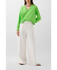 Scalpers Women's Basic V Fade Sweater