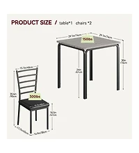gaomon 3 - Piece Dining Set
