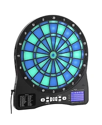 Sugift Electronic Dartboard Led Target with 48 Games and 500 Variations for 8 Players