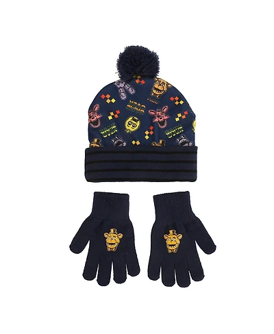 Five Nights at Freddy's Boys Five Nights At Freddy s Game Over Youth 2-Piece Knit Beanie & Gloves Set