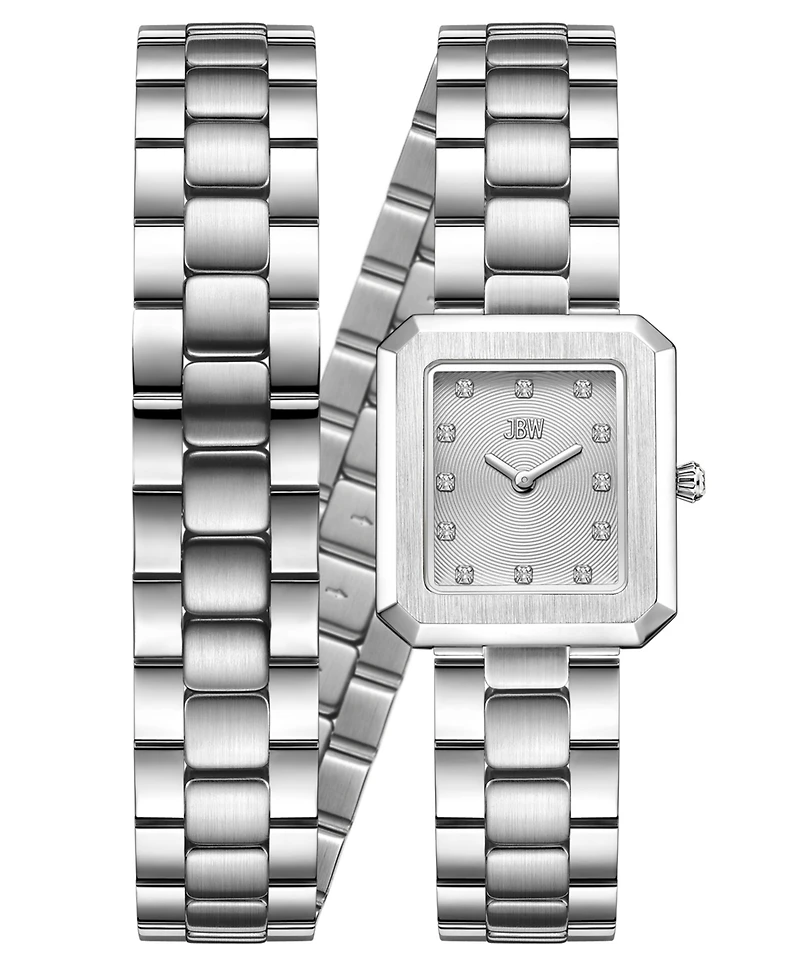 Jbw Arc Swiss Quartz Stainless Steel Watch 23mm