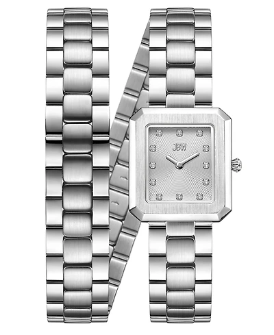 Jbw Arc Swiss Quartz Stainless Steel Watch 23mm