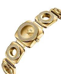 Jbw Women's Chasm Swiss Quartz 18k Gold-Plated Stainless Steel Watch, 22mm