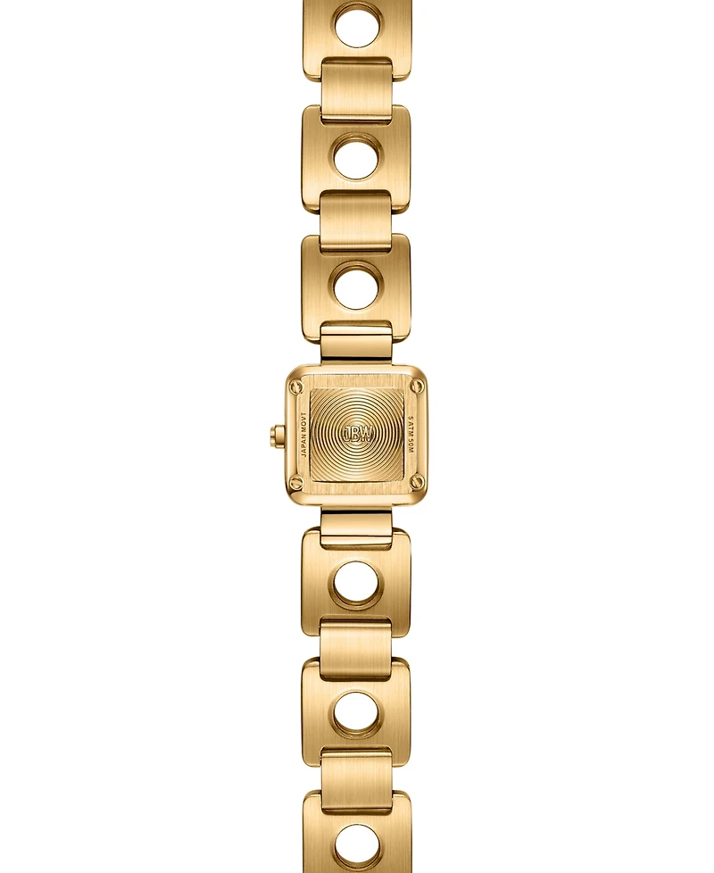 Jbw Women's Chasm Japan Quartz 18k Gold-Plated Stainless Steel Watch, 18mm