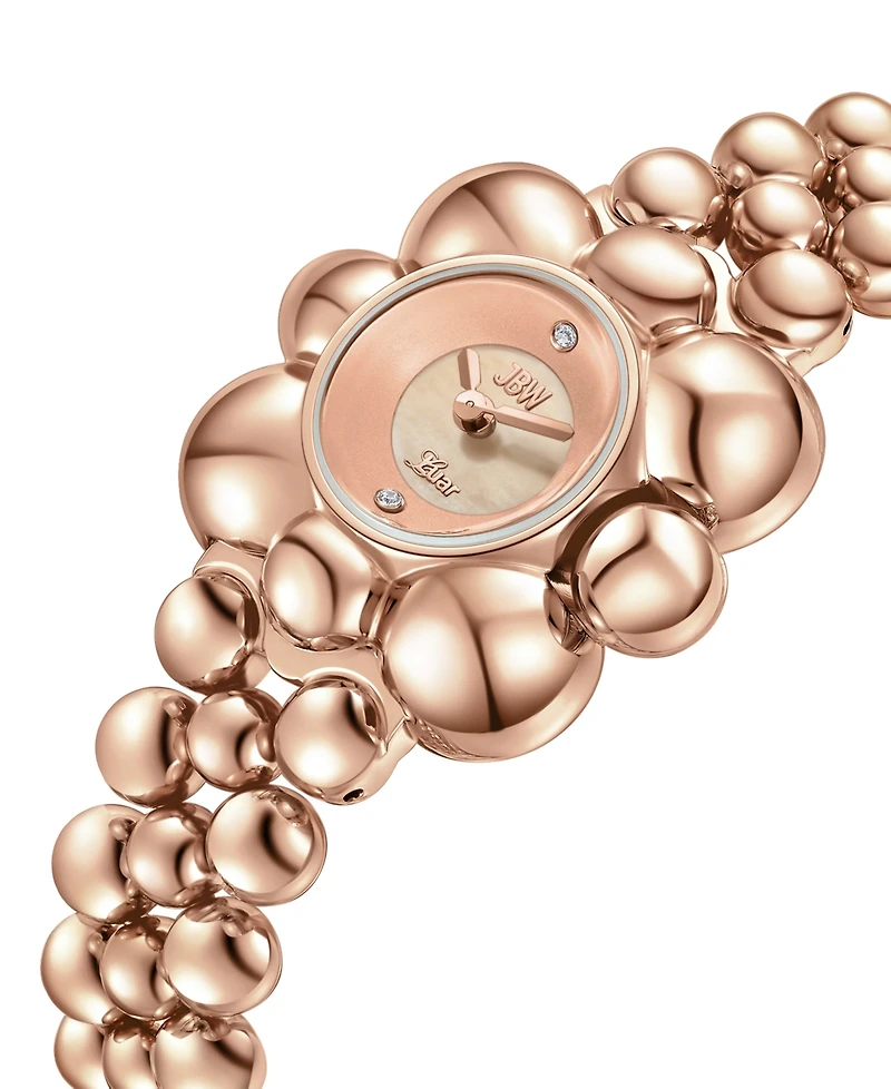 Jbw Women's Atmosphere Swiss Quartz 18k Rose Gold-Plated Stainless Steel Watch, 30mm