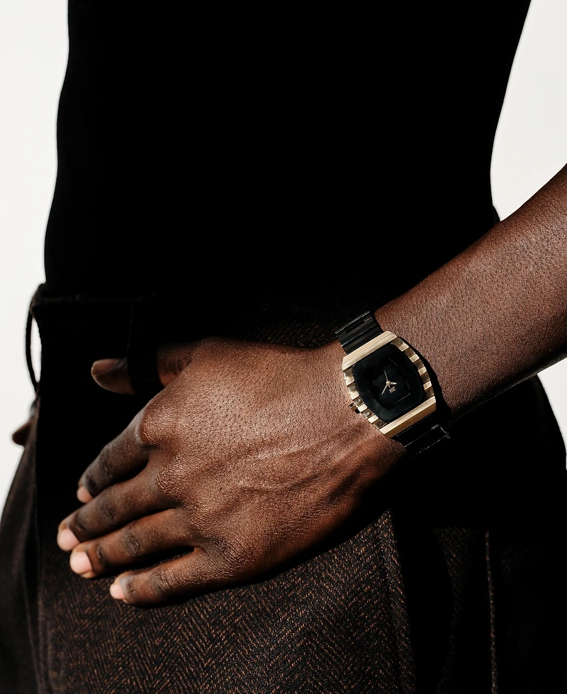 Jbw Atlas Swiss Quartz Black Stainless Steel Watch 34mm