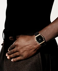 Jbw Atlas Swiss Quartz Black Stainless Steel Watch 34mm