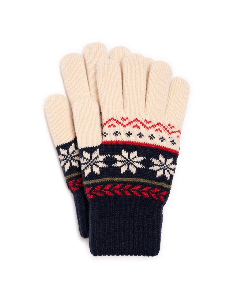 Muk Luks Women's Wool Blend Hat & Glove Set