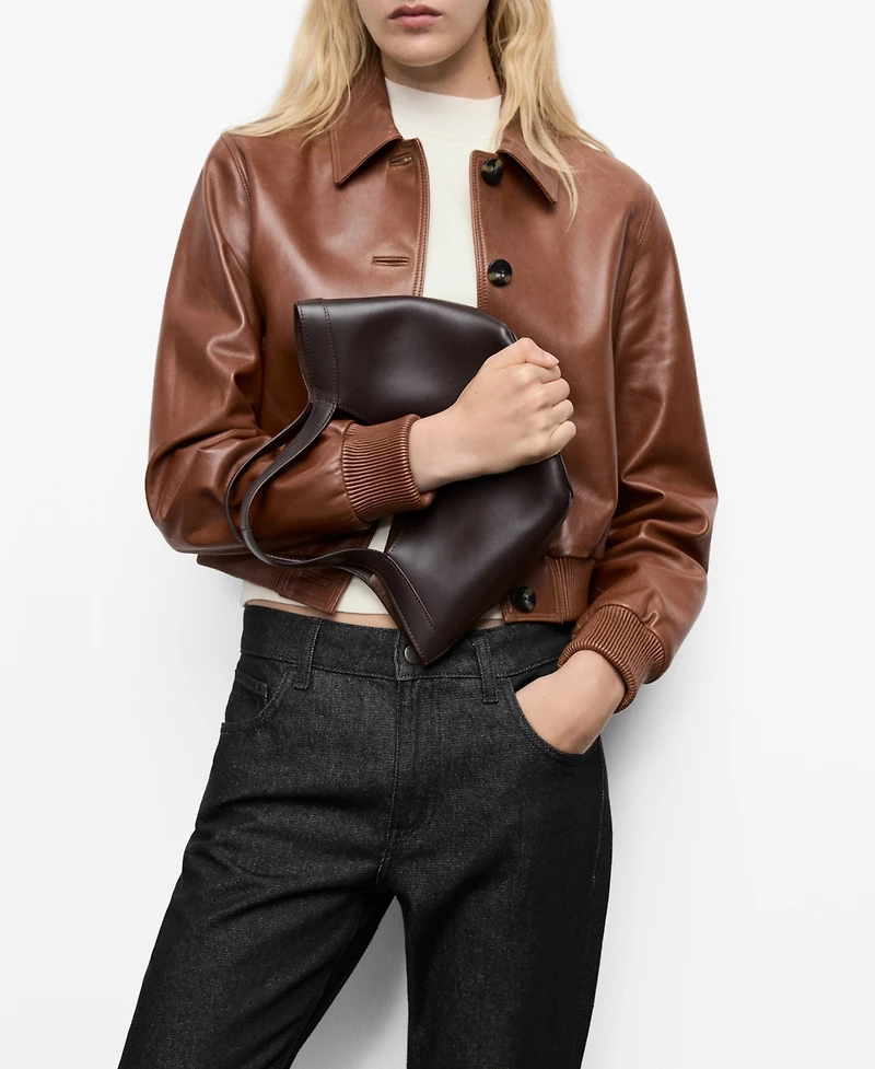 Mango Women's Flared Rinse-Wash Jeans