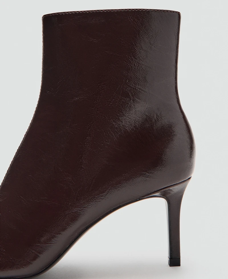 Mango Women's Pointed Heel Ankle Boot