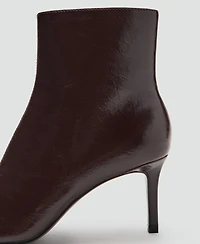 Mango Women's Pointed Heel Ankle Boot