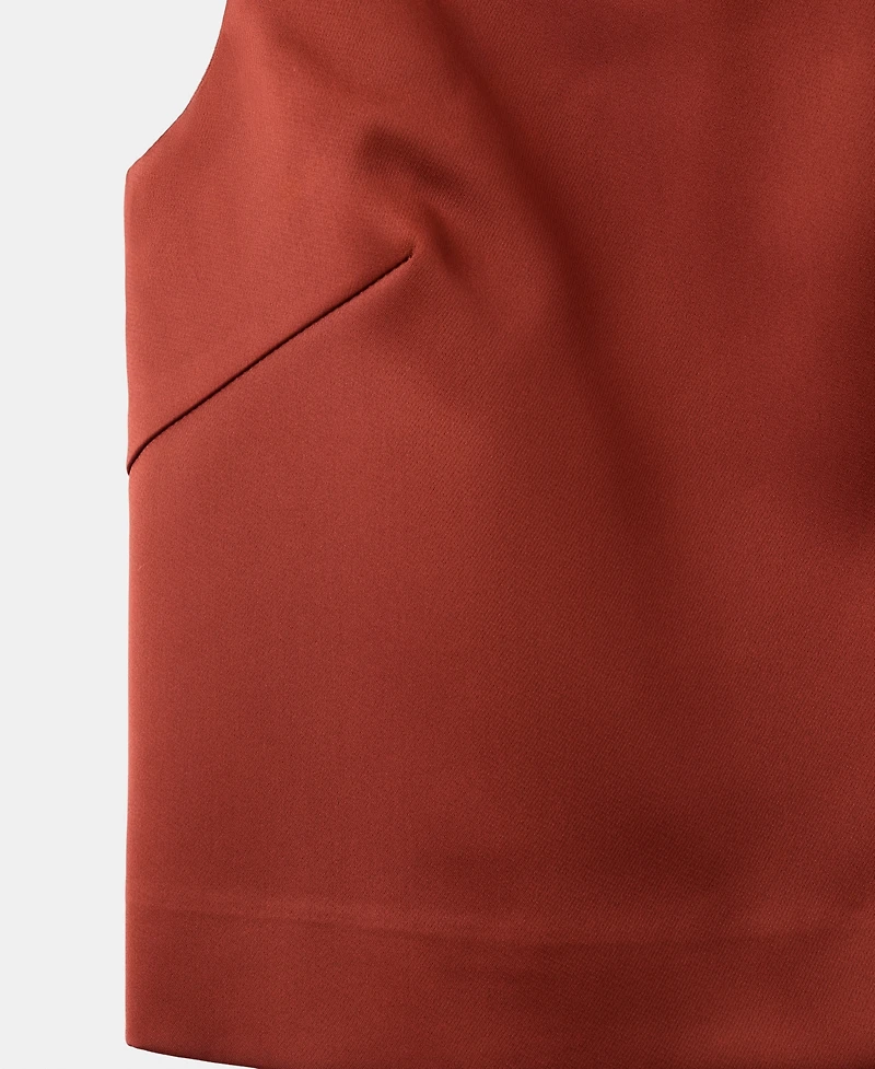 Mango Women's Bows Satin Top