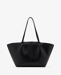 Mango Women's Metallic Details Shopper Bag