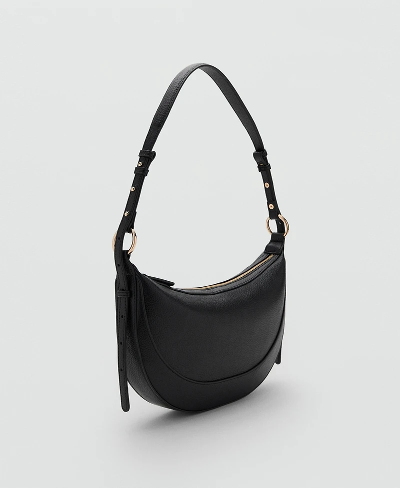 Mango Women's Oval Shoulder Bag