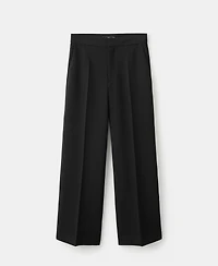 Mango Women's High-Waist Straight Pants
