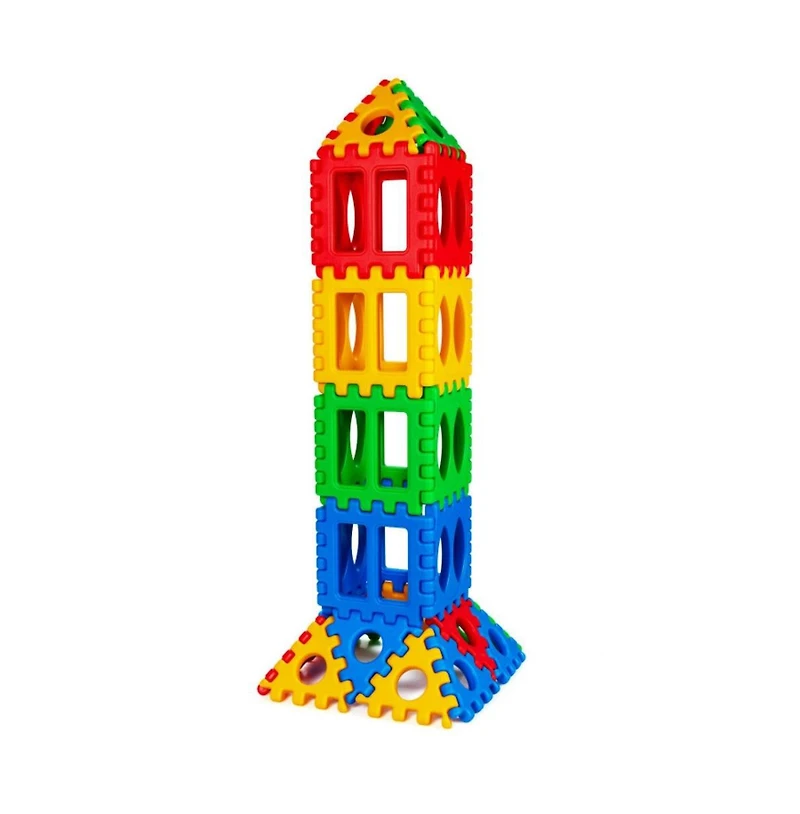 Hongge 32 Piece Big Waffle Block Building Set
