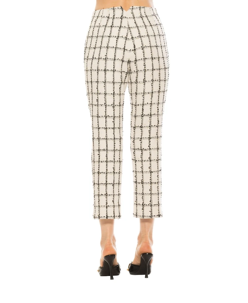 Alexia Admor Women's lio Tapered Pants with Contrast Welt Pocket Detail