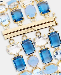 Lauren Ralph Multi-Stone 3-Row Flex Bracelet