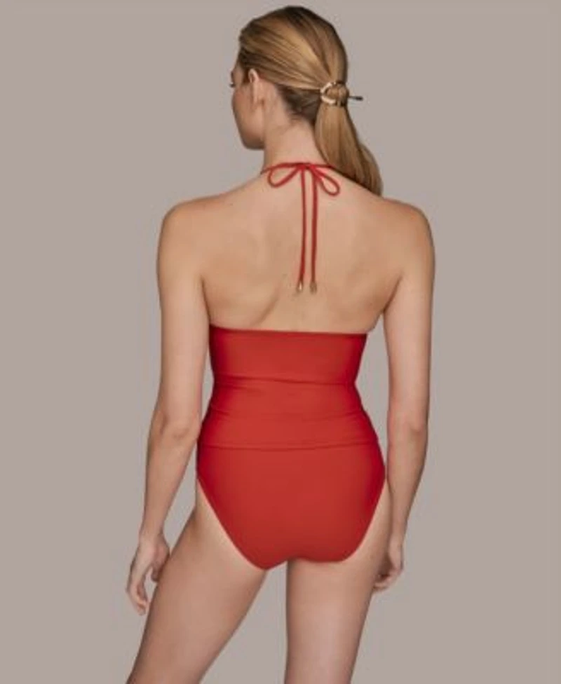 Donna Karan New York Womens Halter Neck Tankini Bottoms