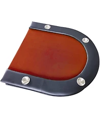 Rbied 73" Oval Wood Foldable Poker Table for 8 Players with Faux Leather Padded Rails and Cup Holders for Living Room or Game Nights