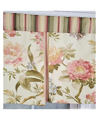 Rlf Home 3" Rod Pocket High Quality Fabric Casa di Fiori Pleated Valance for Windows 50" x 16" Cameo