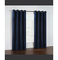 Thermalogic Cambridge Room Darkening Textured Fabric Reduce Light Grommet Curtain Panel 52" x 95"