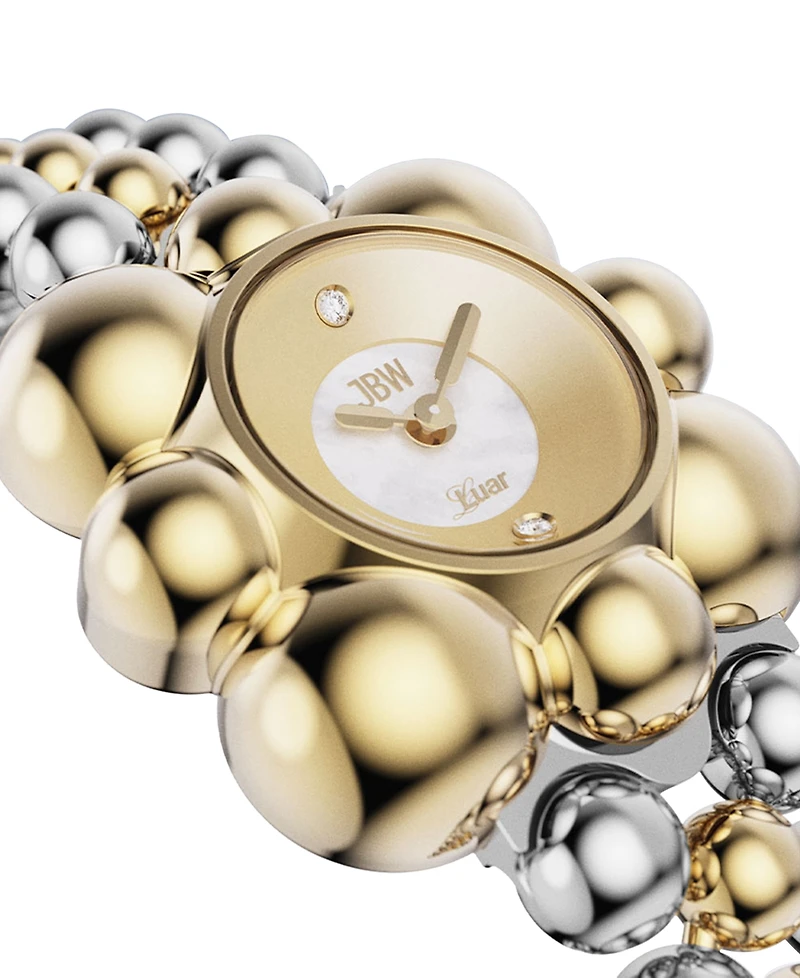 Jbw Men's Atmosphere Swiss Quartz Two-Tone 18k Gold-Plated Stainless Steel Watch, 30mm