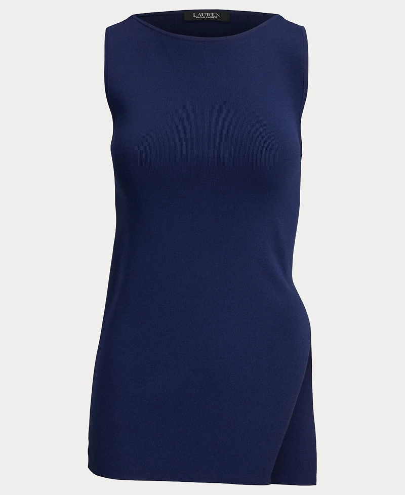 Lauren Ralph Women's Rib-Knit Sleeveless Sweater