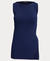 Lauren Ralph Women's Rib-Knit Sleeveless Sweater