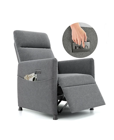 Streamdale Furniture No-Tool Convertible Sofa Bed with Memory Foam - Grey