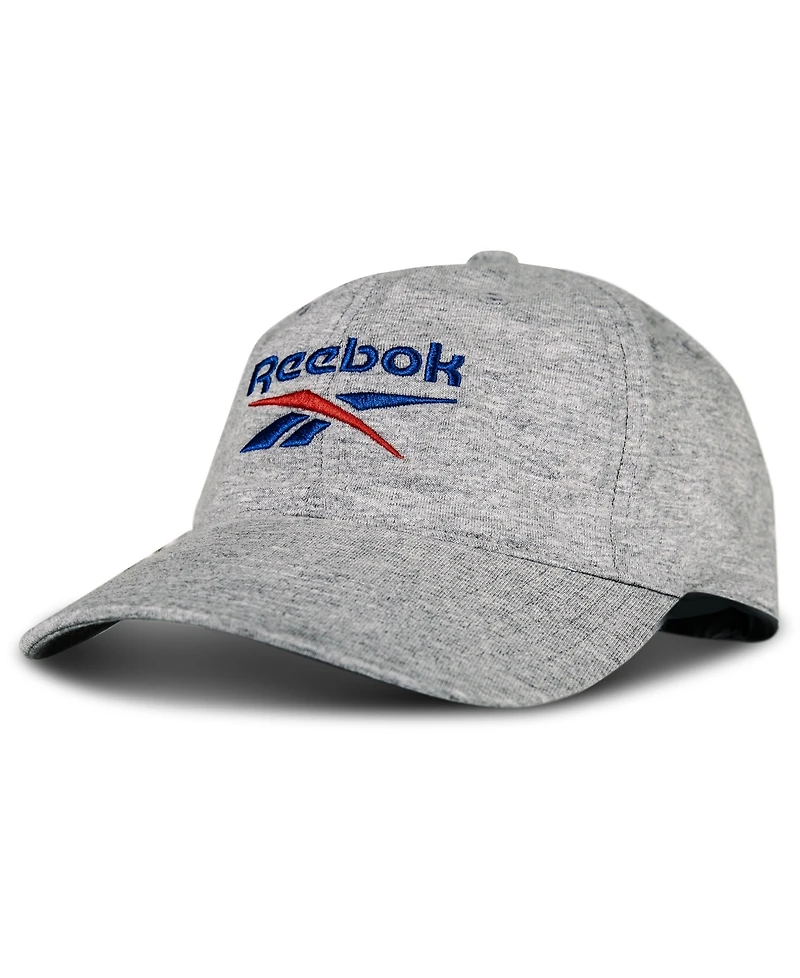 Reebok Men's Adjustable Buckle Lofted Embroidered Vector Logo Cap