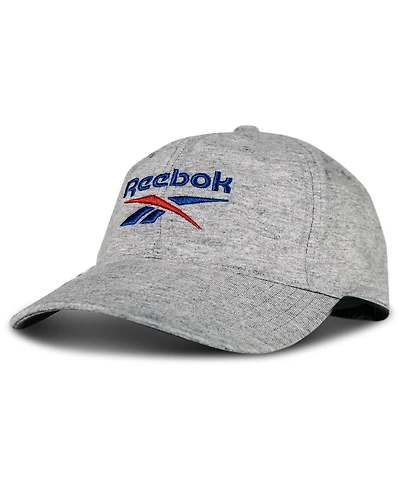 Reebok Men's Adjustable Buckle Lofted Embroidered Vector Logo Cap