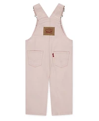 Levi's Baby Boys' and Girls' Sleeveless Twill Overalls