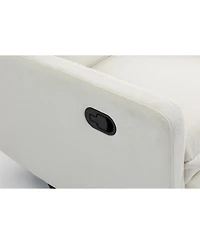 Streamdale Furniture Short Plush Manual Button Armchair Sofa