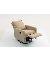 Streamdale Furniture Short Plush Manual Button Armchair Sofa