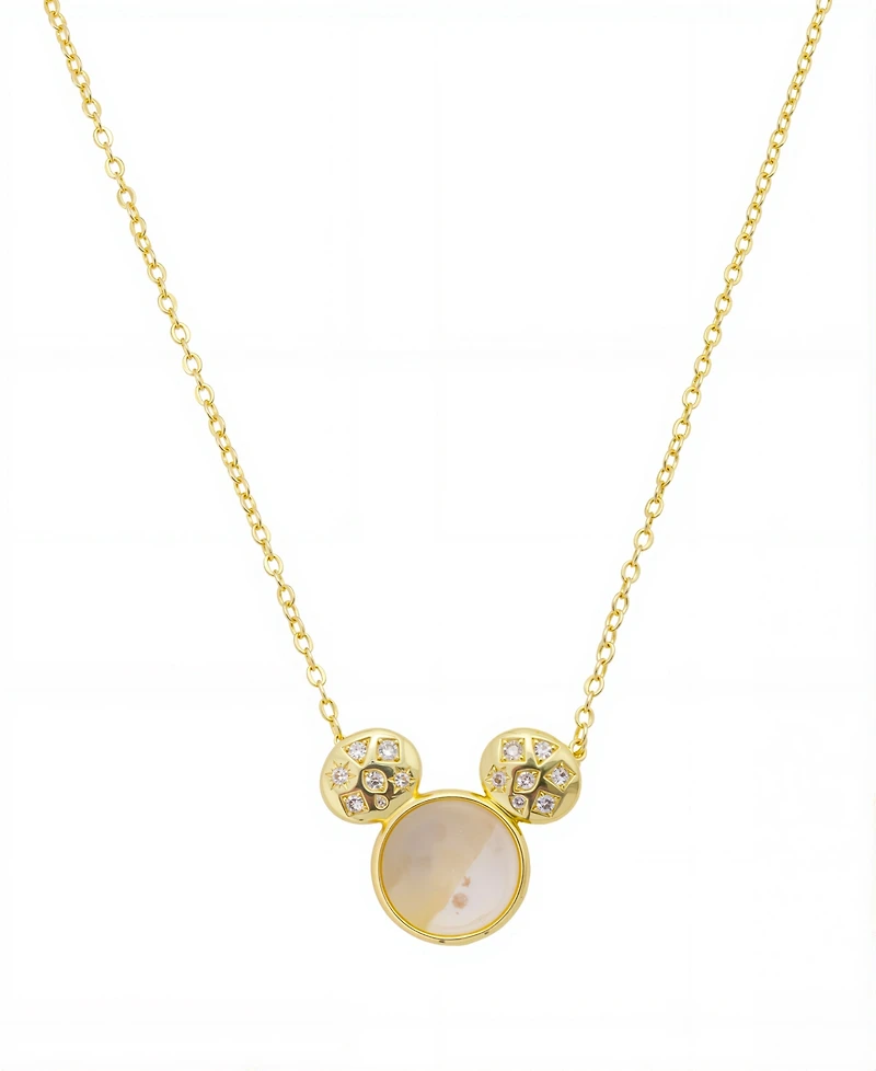 Disney Mickey Mouse Head Necklace with Extender