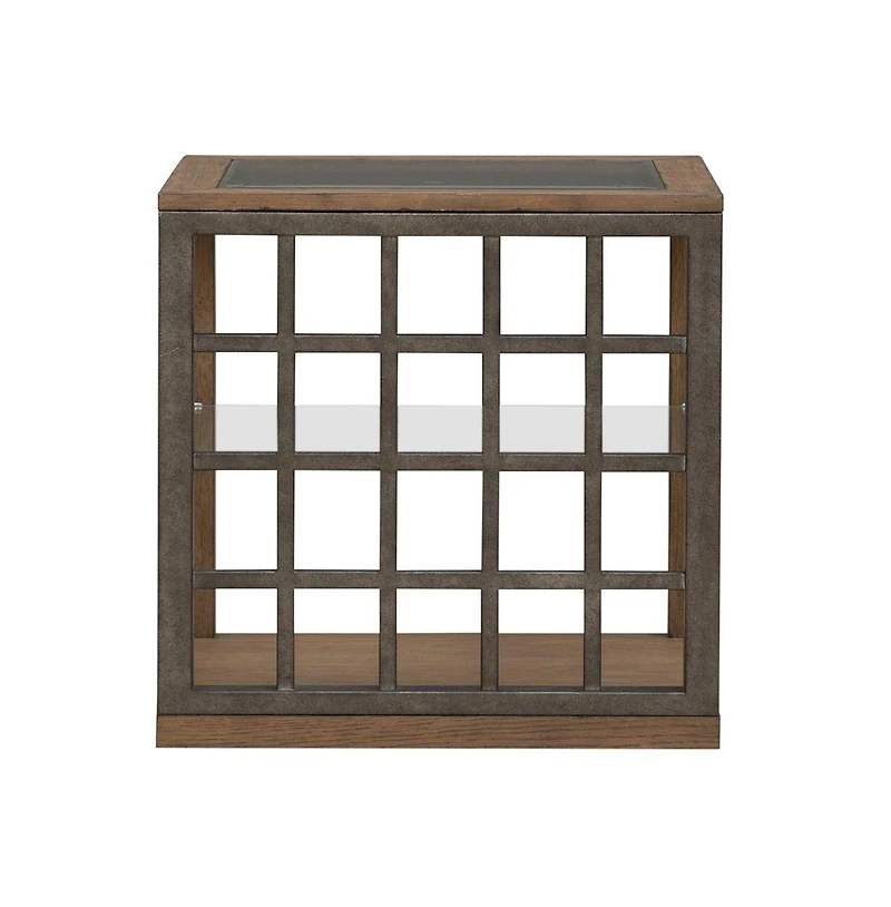 Liberty Furniture Bayhill Trellis End Table for Living Room