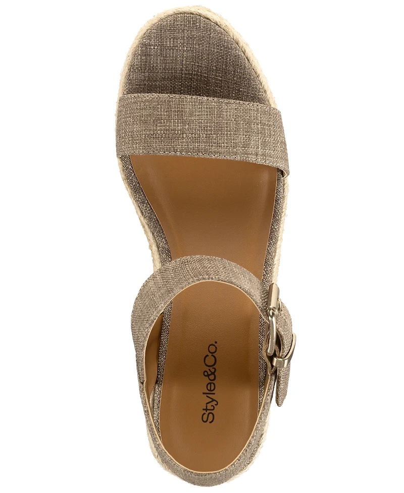 Style & Co Women's Hawkins's Wedge Sandals, Macy's Exclusive