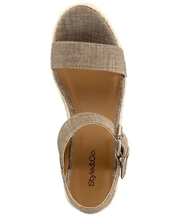 Style & Co Women's Hawkins's Wedge Sandals, Macy's Exclusive