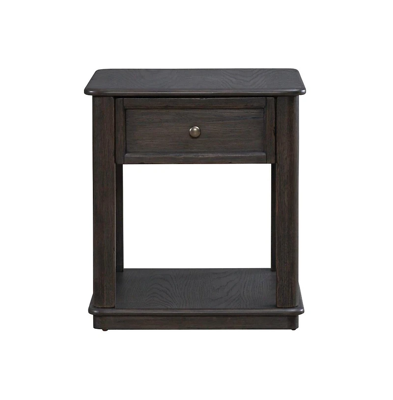 Liberty Furniture Wallace End Table for Living Room - Aged Oak